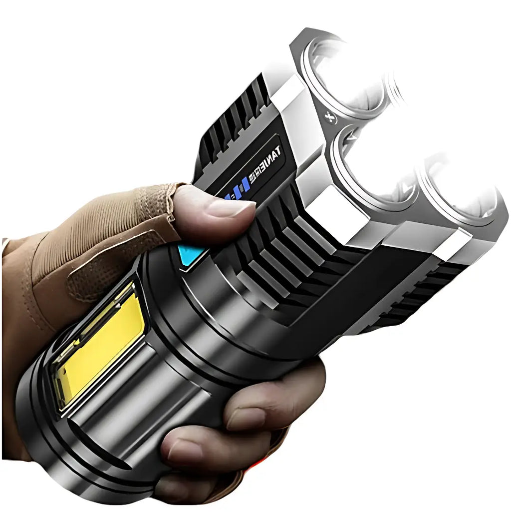 LED-Taschenlampe aufladbar 1000 Lumen