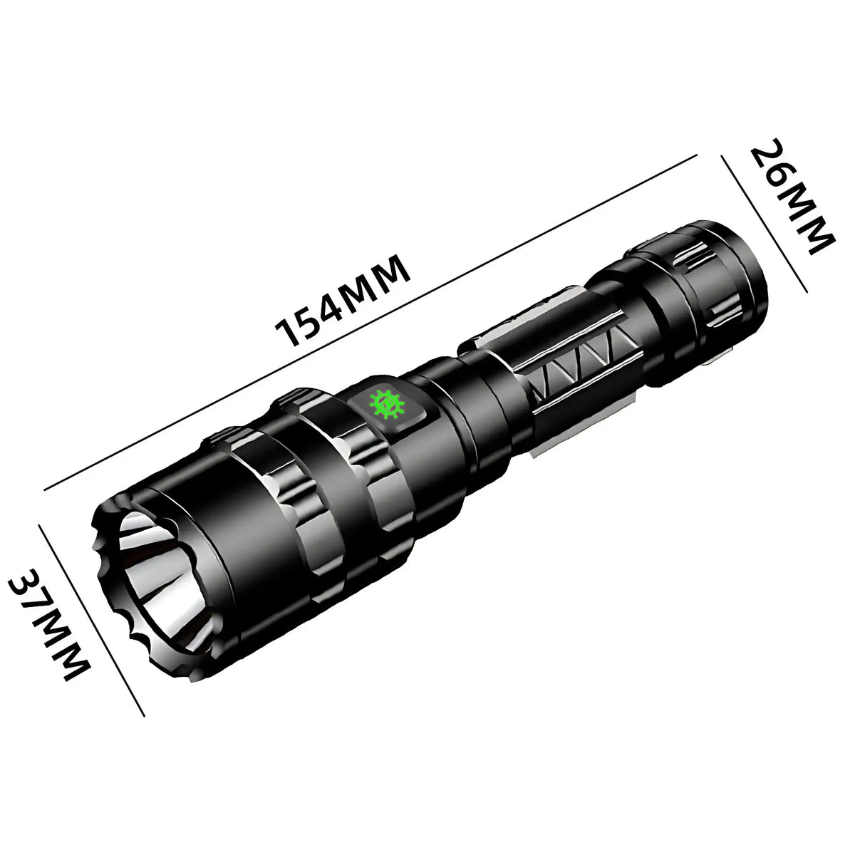 Aufladbare LED-Taschenlampe Stark
