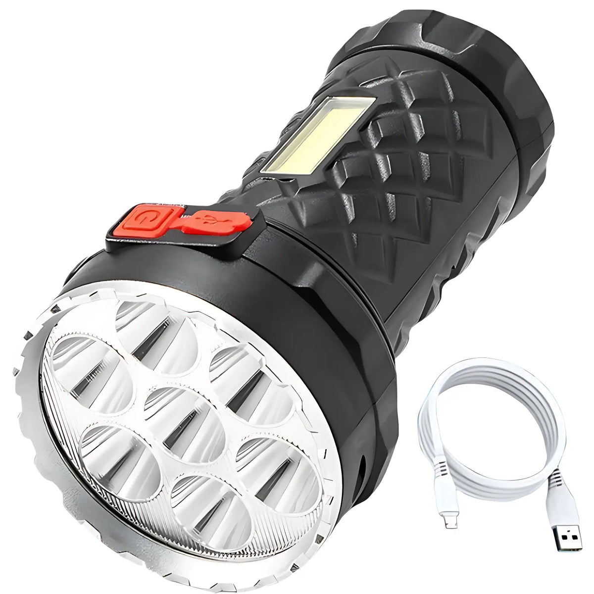 Leistungsstarke aufladbare Taschenlampe