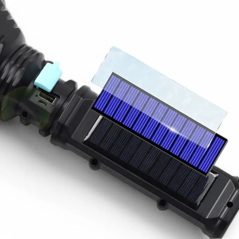 Starke Solar-Taschenlampe