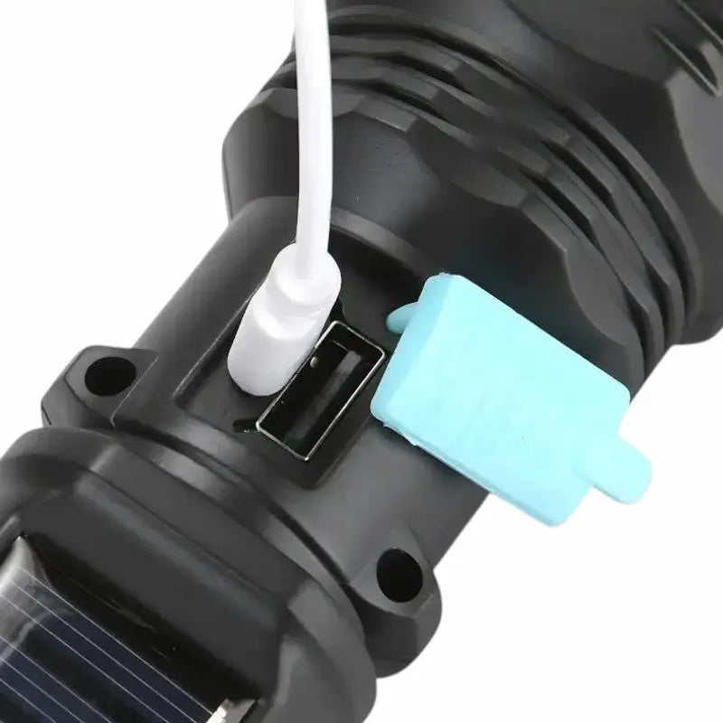 Starke Solar-Taschenlampe