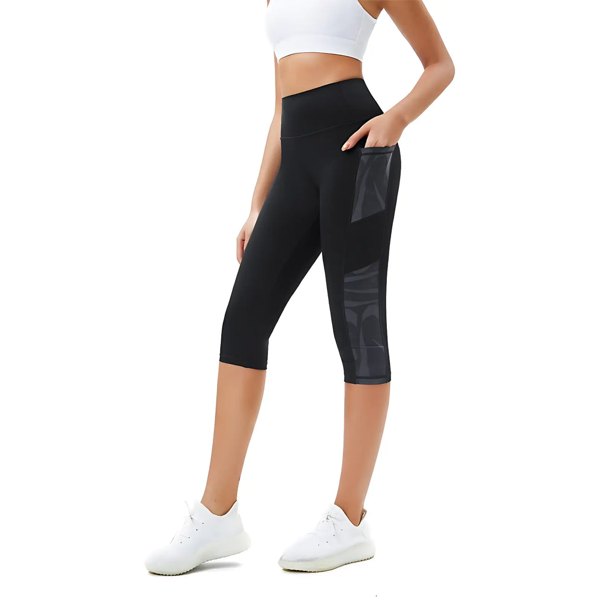 Kurze Wanderleggings Damen