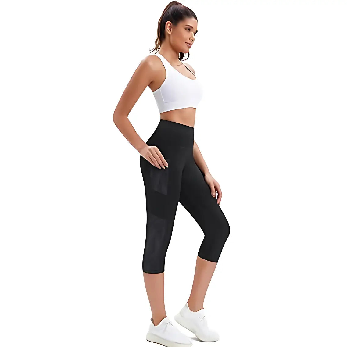 Kurze Wanderleggings Damen