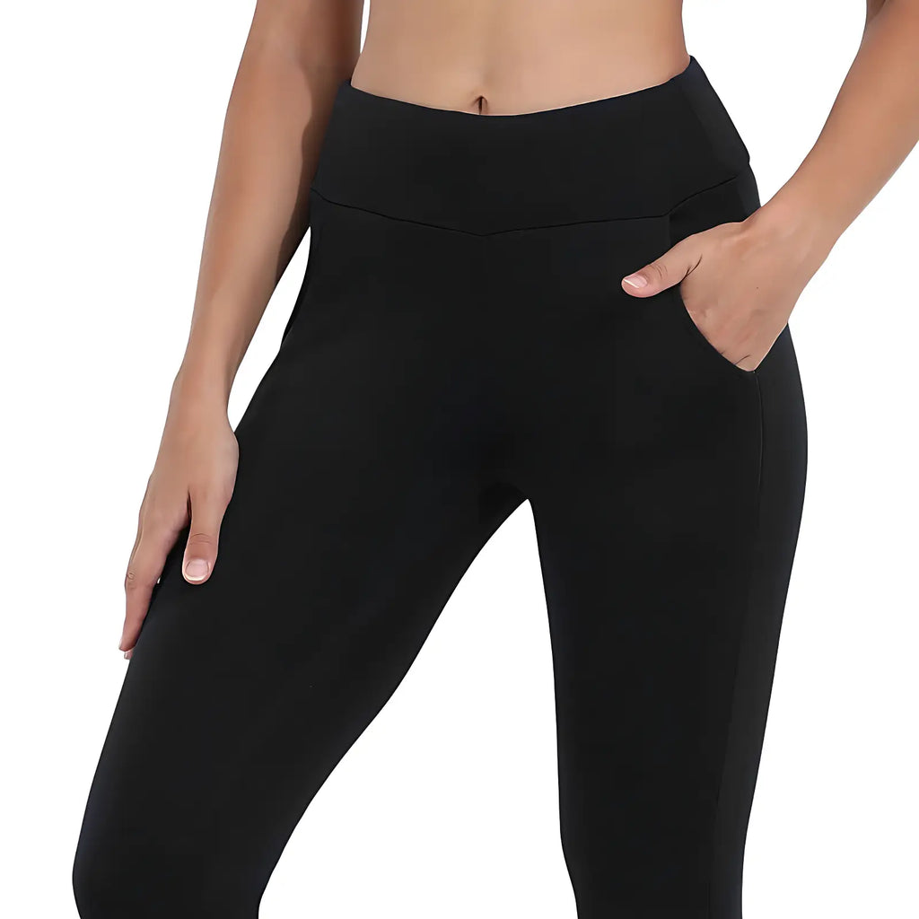 Fleece-Leggings Damen Wandern