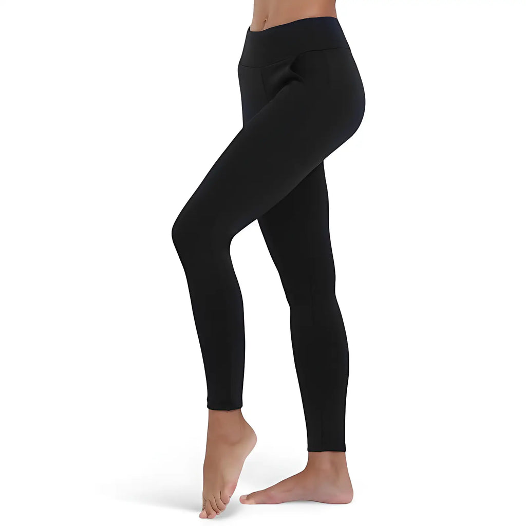 Fleece-Leggings Damen Wandern