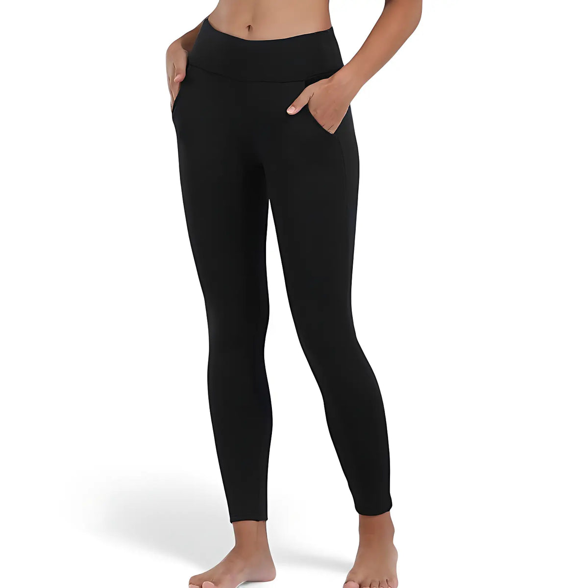Fleece-Leggings Damen Wandern