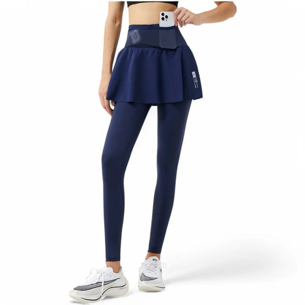 Leggings-Rock 2-in-1 Damen Sport Wandern