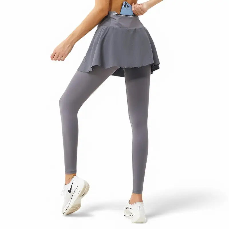 Leggings-Rock 2-in-1 Damen Sport Wandern
