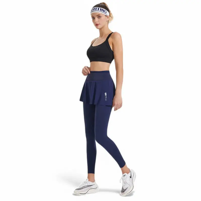 Leggings-Rock 2-in-1 Damen Sport Wandern