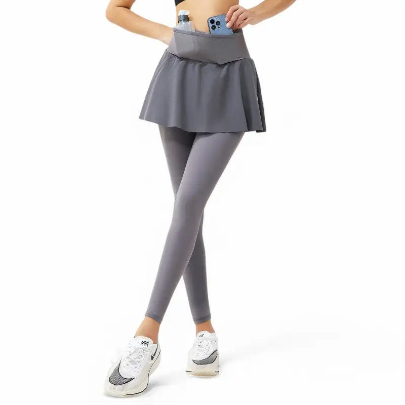 Leggings-Rock 2-in-1 Damen Sport Wandern