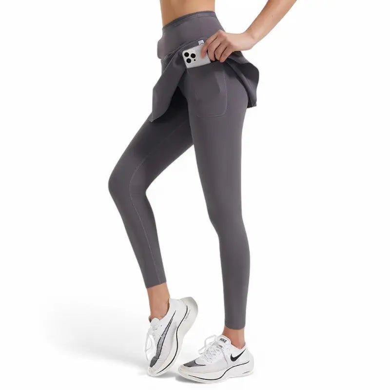 Leggings-Rock 2-in-1 Damen Sport Wandern