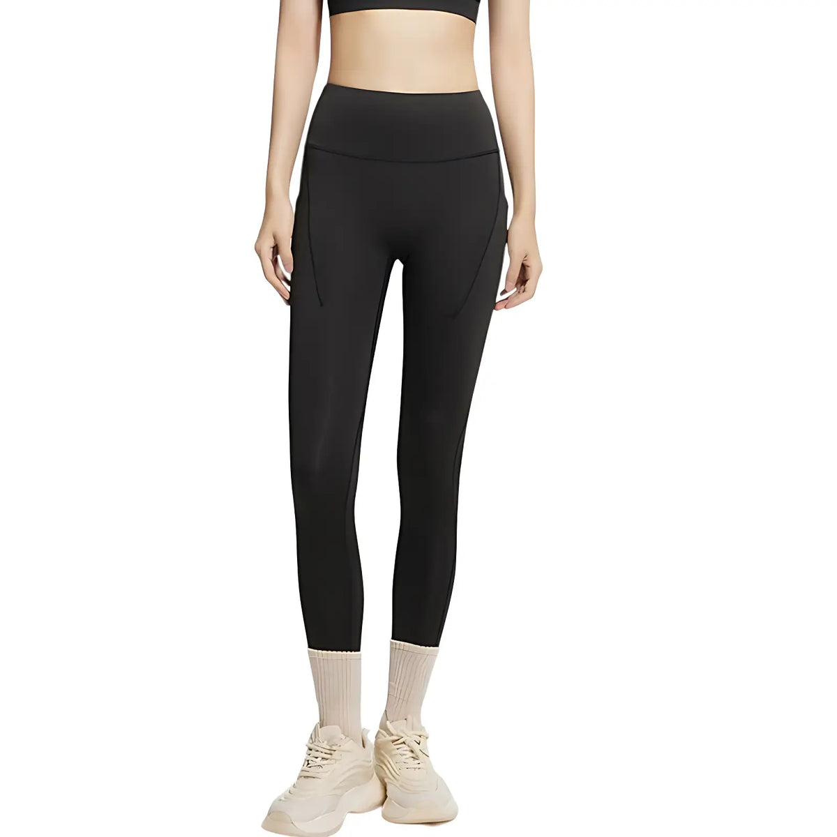 Wanderleggings Damen mit Seitentasche