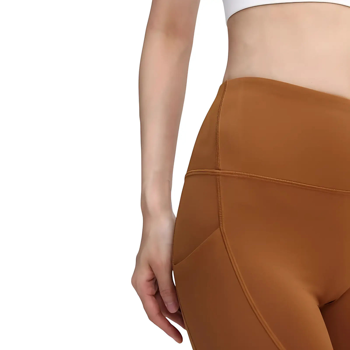 Wanderleggings Damen mit Seitentasche