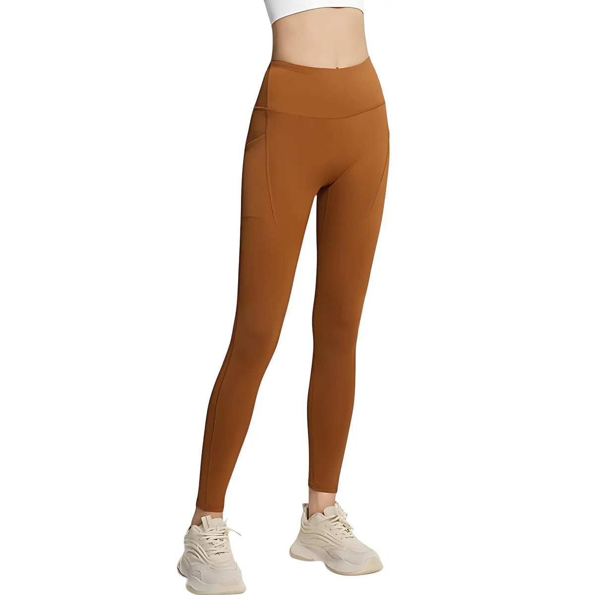Wanderleggings Damen mit Seitentasche