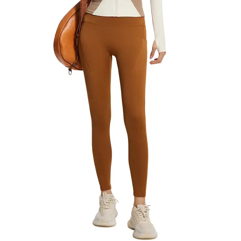 Wanderleggings Damen mit Seitentasche