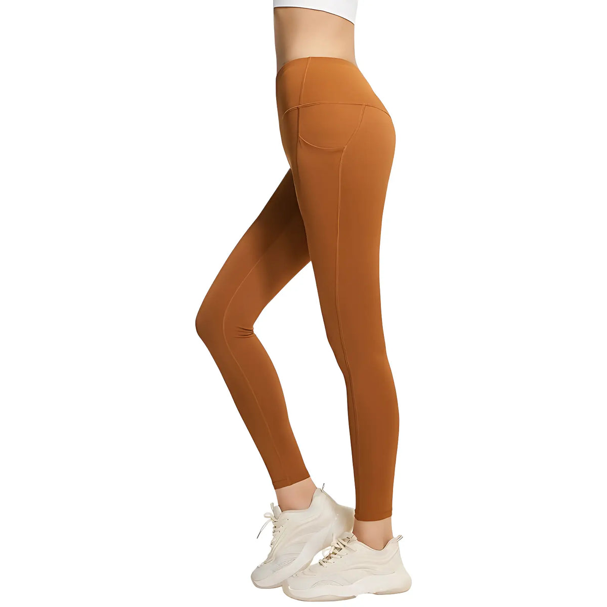Wanderleggings Damen mit Seitentasche