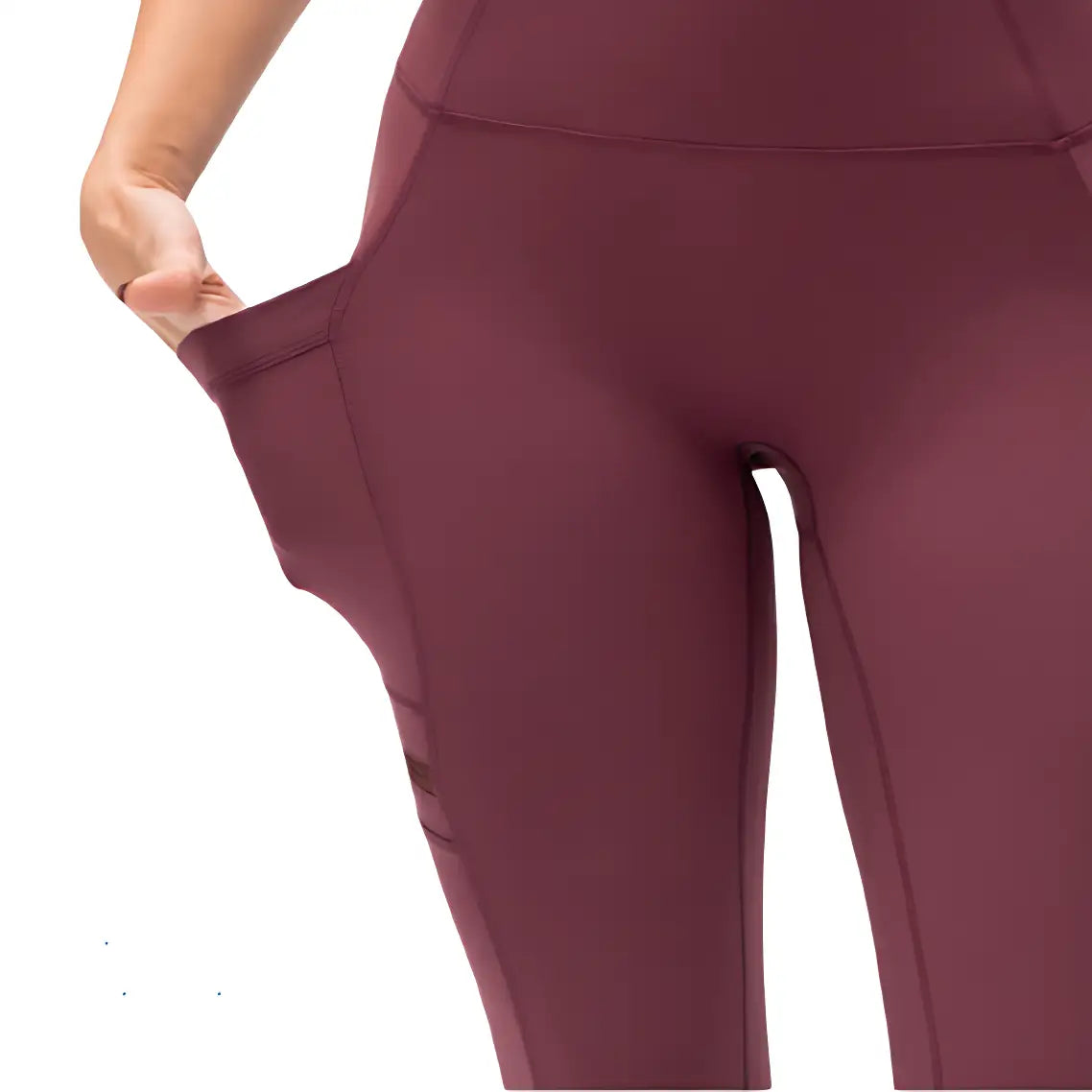 Wanderleggings Damen mit Reißverschlusstasche