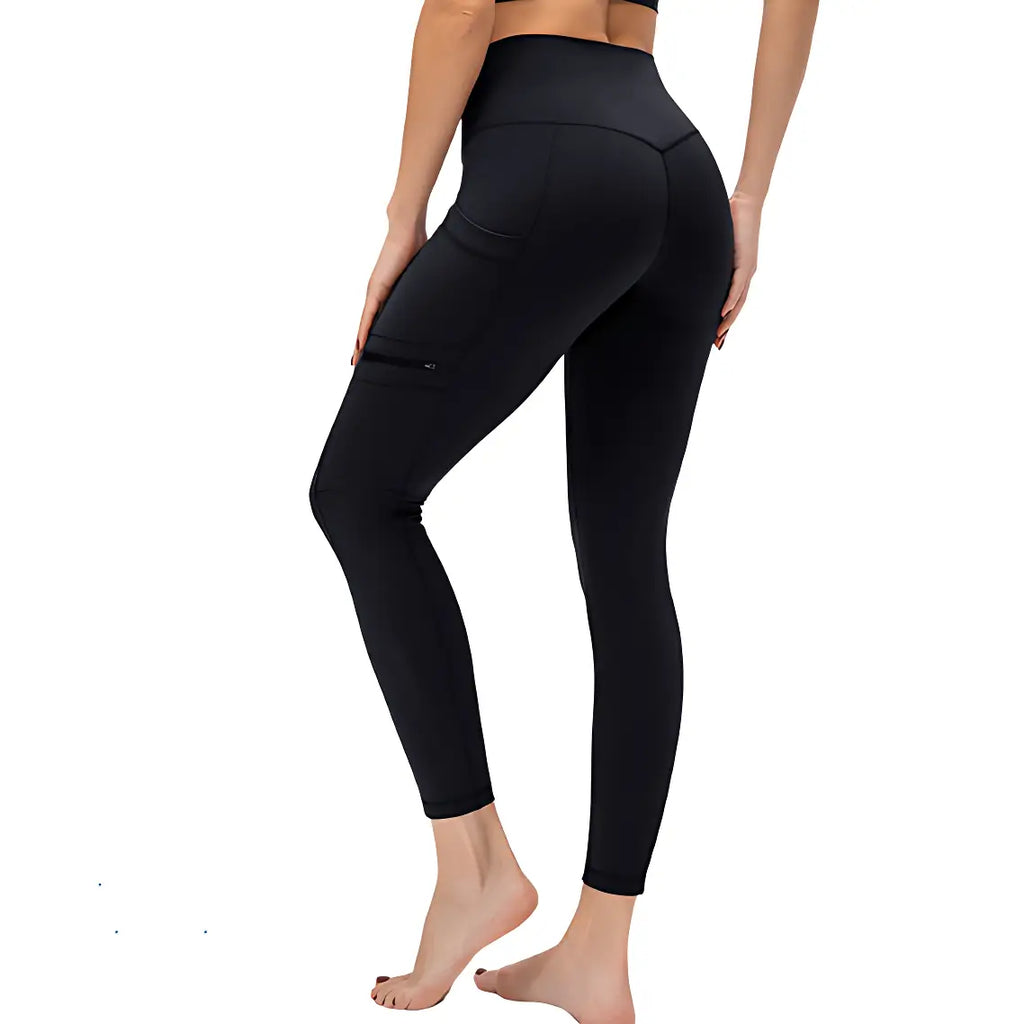 Wanderleggings Damen mit Reißverschlusstasche