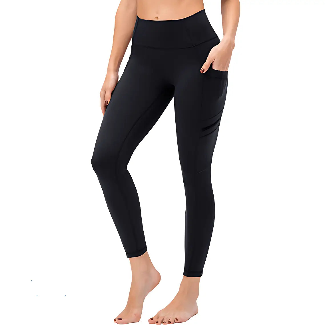 Wanderleggings Damen mit Reißverschlusstasche