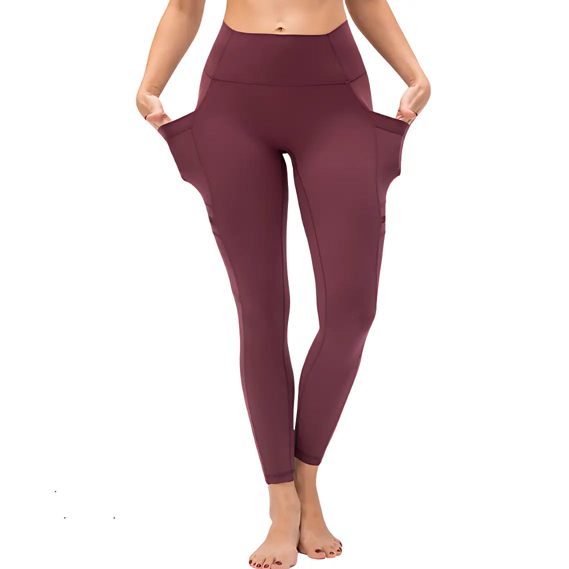 Wanderleggings Damen mit Reißverschlusstasche