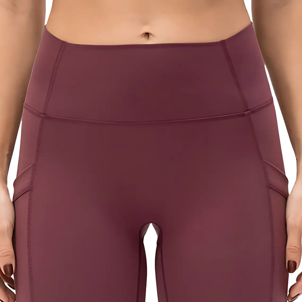 Wanderleggings Damen mit Reißverschlusstasche