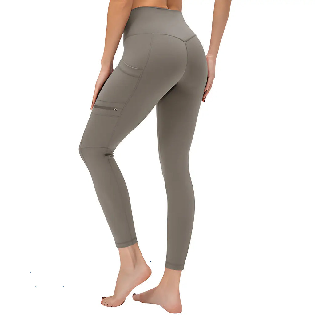 Wanderleggings Damen mit Reißverschlusstasche