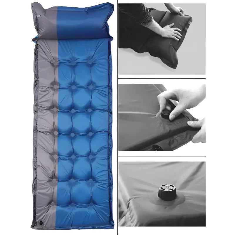 Selbstaufblasende Matte mit Kissen 5cm