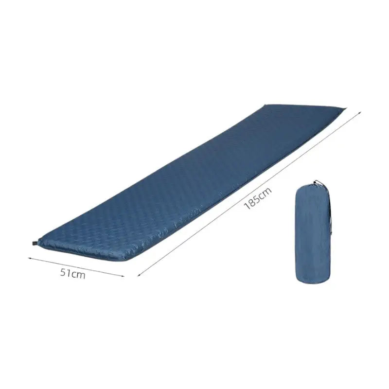 Selbstaufblasende Isomatte Blau 185x51x5