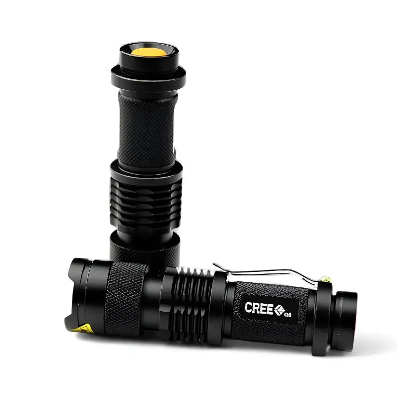 Mini LED-Taschenlampe Zoom Aufladbar
