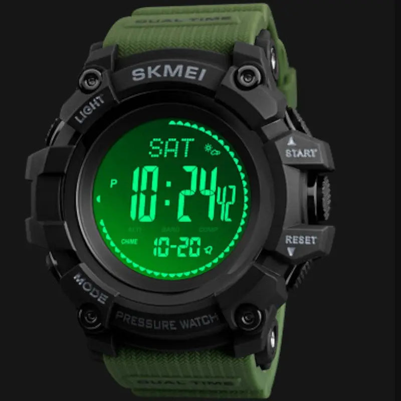 Sportuhr Herren Militär mit Barometer und Kompass