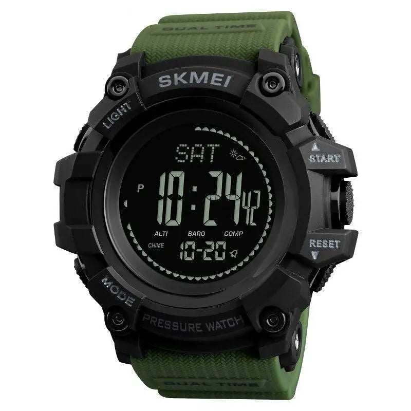 Sportuhr Herren Militär mit Barometer und Kompass