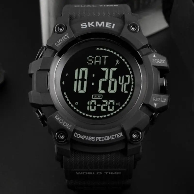 Sportuhr Herren Militär mit Barometer und Kompass