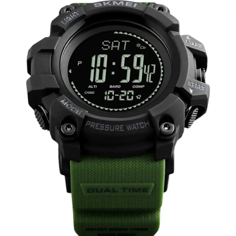 Sportuhr Herren Militär mit Barometer und Kompass