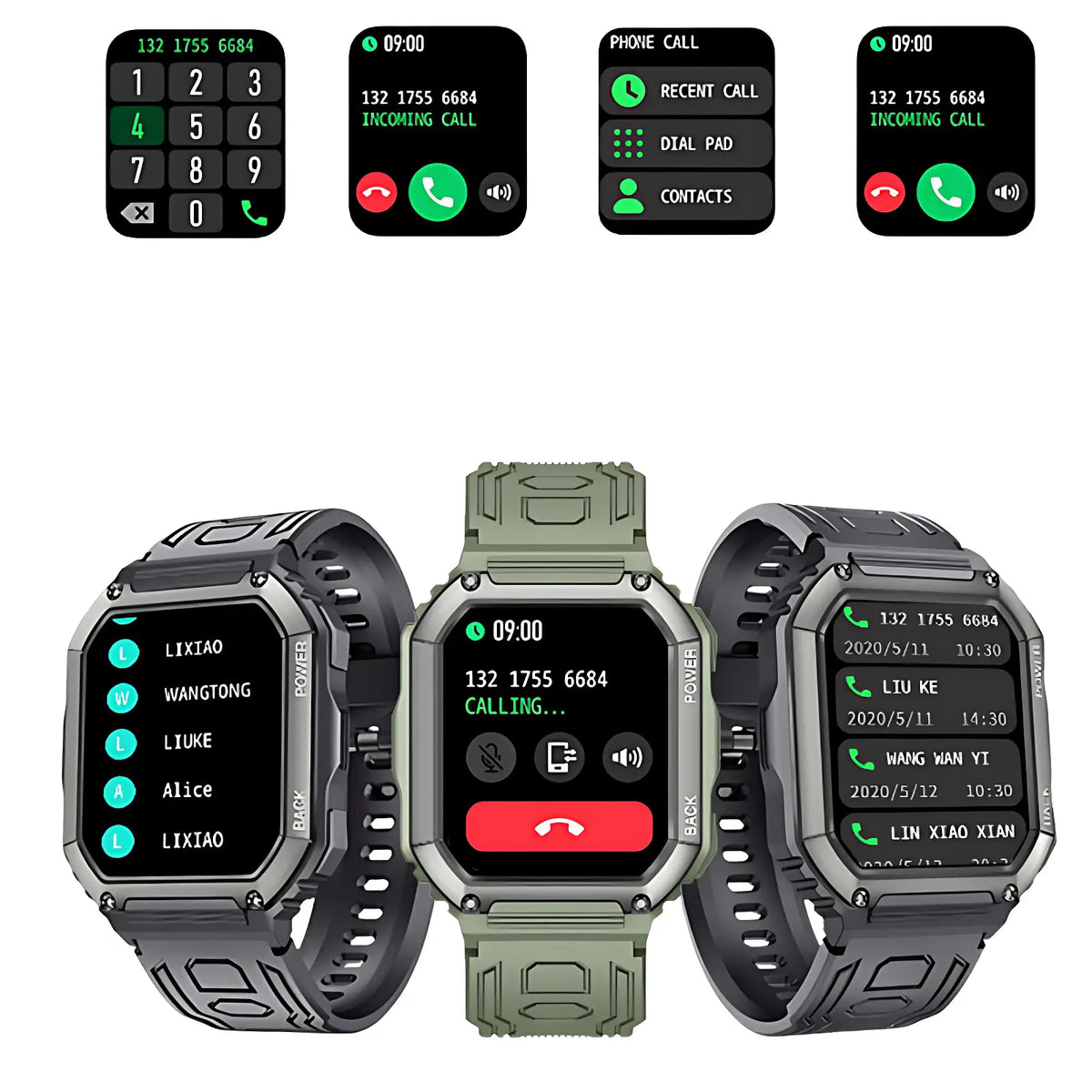 Wanderuhr Touchscreen