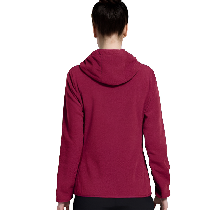 Fleecejacke Damen mit Kapuze