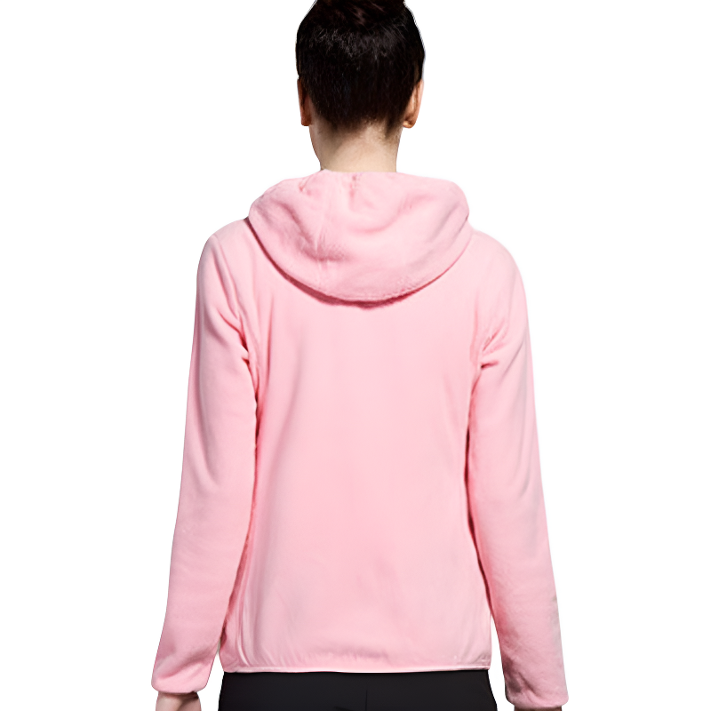 Fleecejacke Damen mit Kapuze