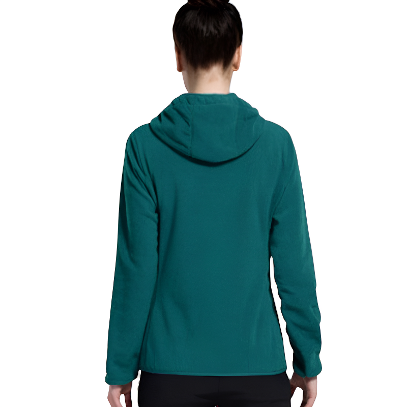 Fleecejacke Damen mit Kapuze
