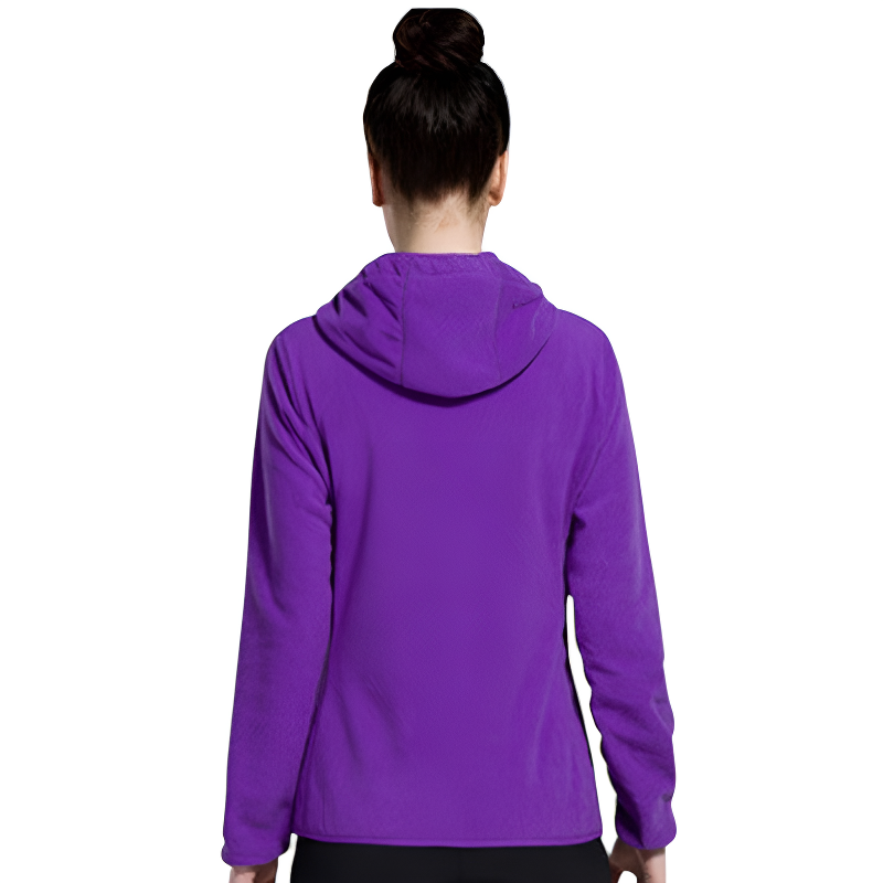 Fleecejacke Damen mit Kapuze