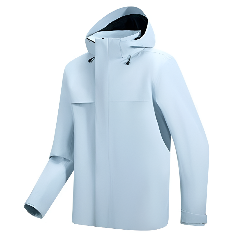 Regenjacke Wandern mit versiegelten Nähten