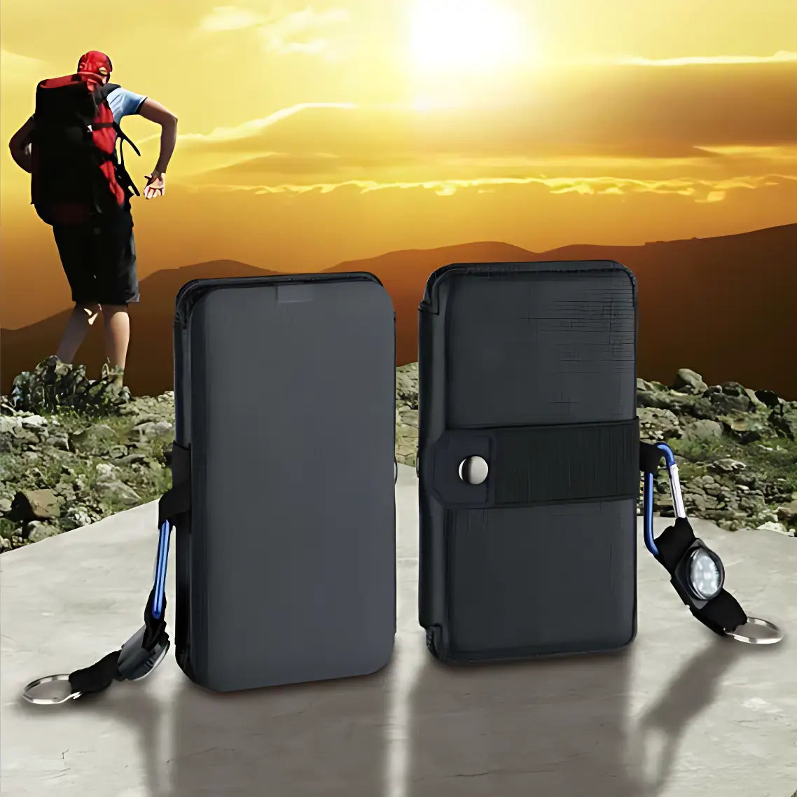 Solarpanel für Wanderungen