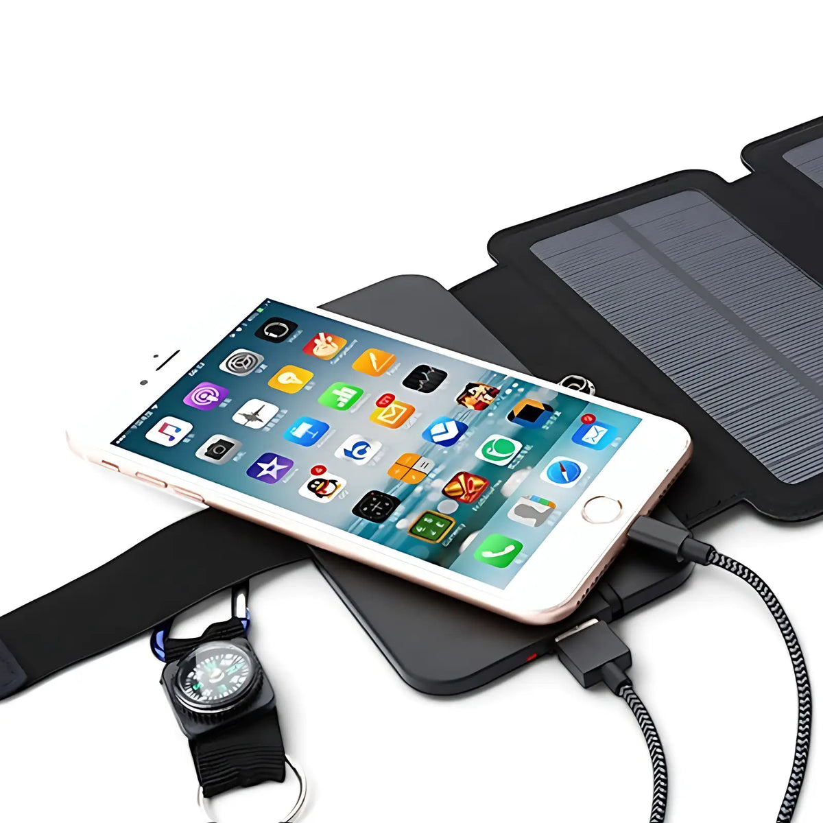 Solarpanel für Wanderungen