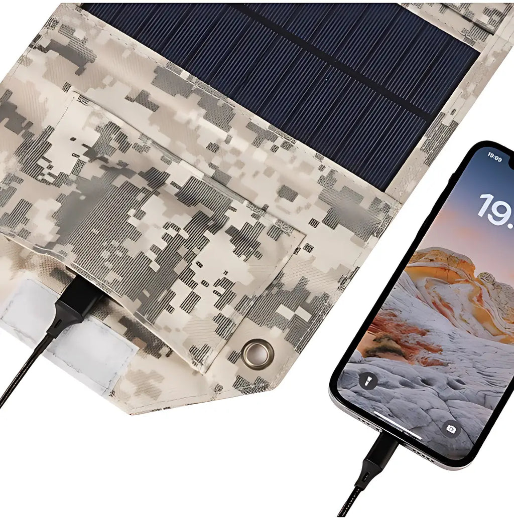 Solarpanel Wandern