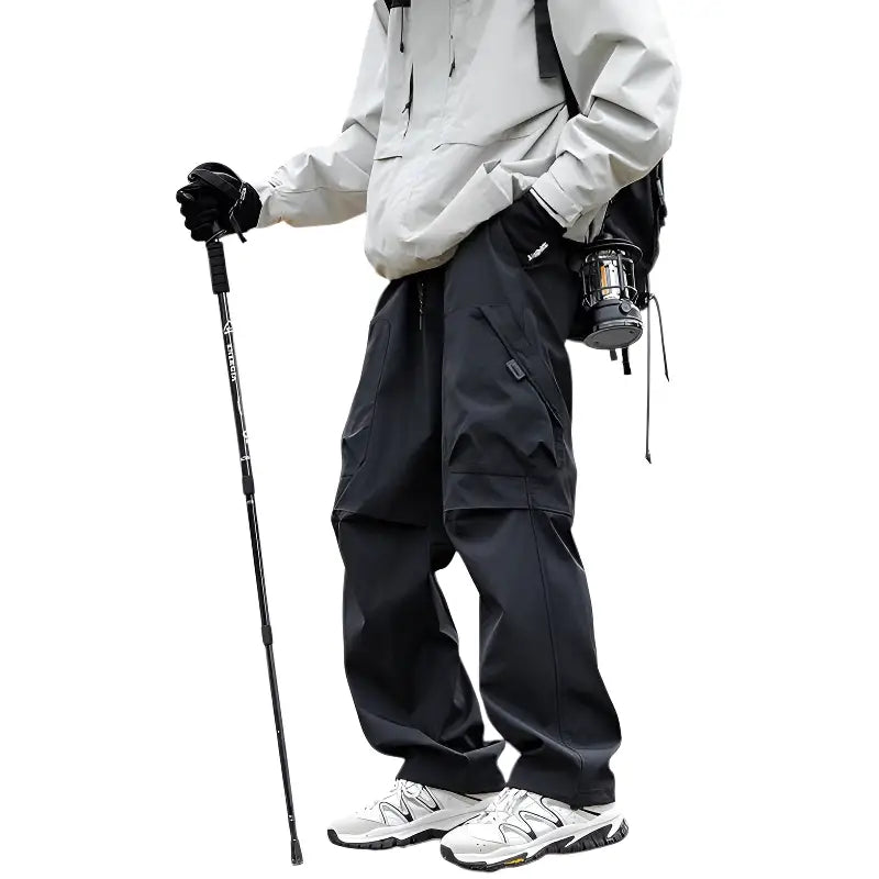 Cargo Trekkinghose Herren in Schwarz