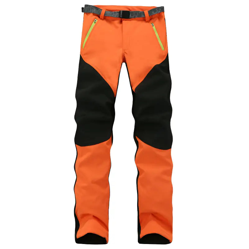 Softshell Trekkinghose Herren in Orange