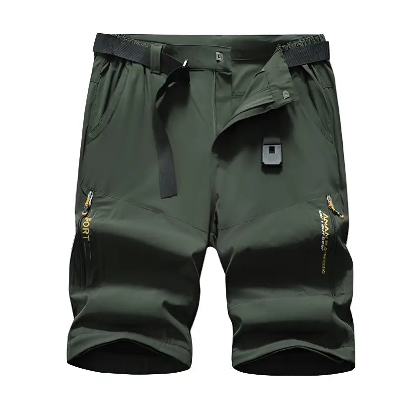 Trekkinghose Herren Grün - Seitenansicht