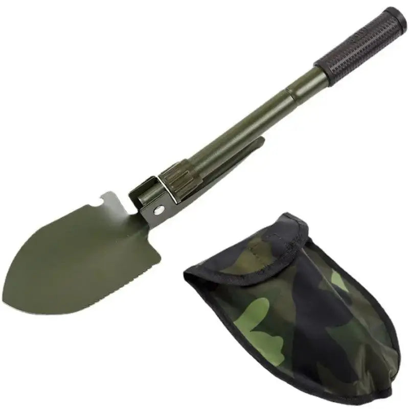Klappspaten mit Camouflage-Tasche