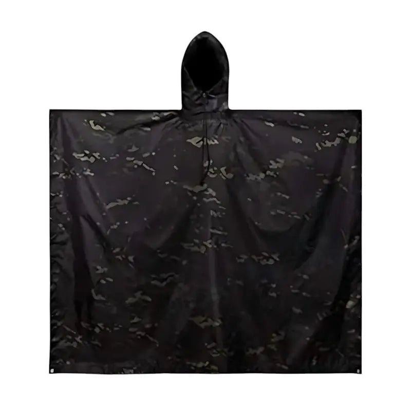 Poncho Schwarz Wasserdicht Wandern