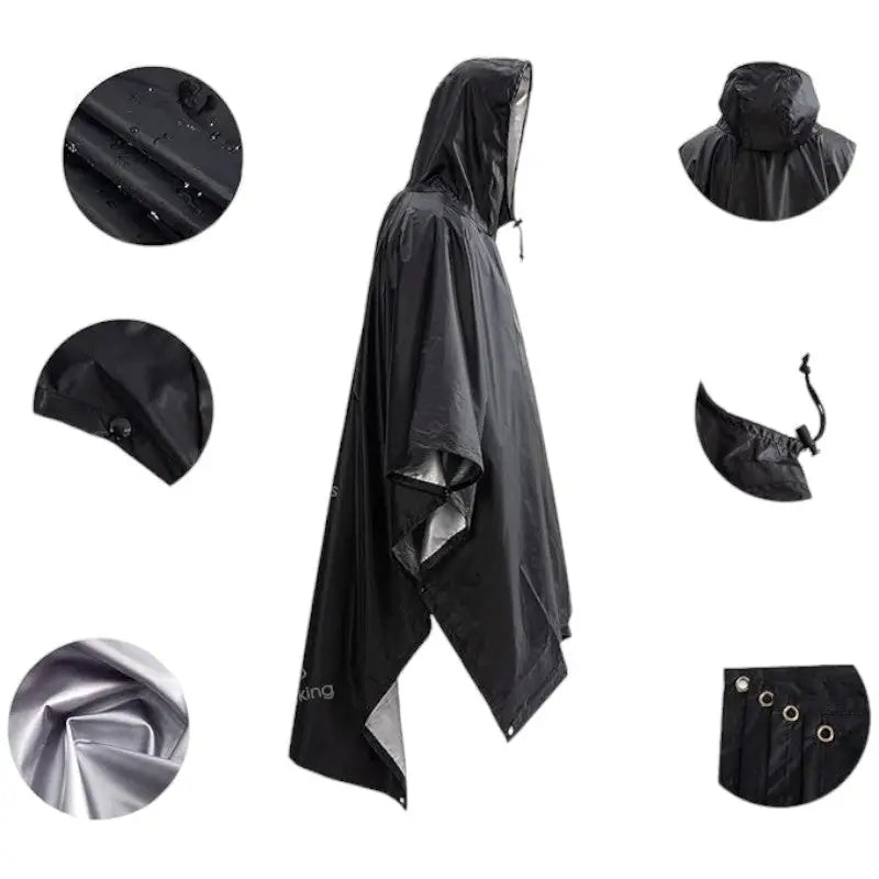 Atmungsaktive Wanderponcho