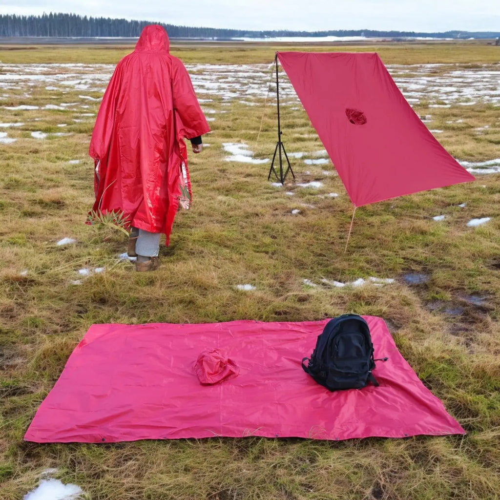 Atmungsaktive Wanderponcho