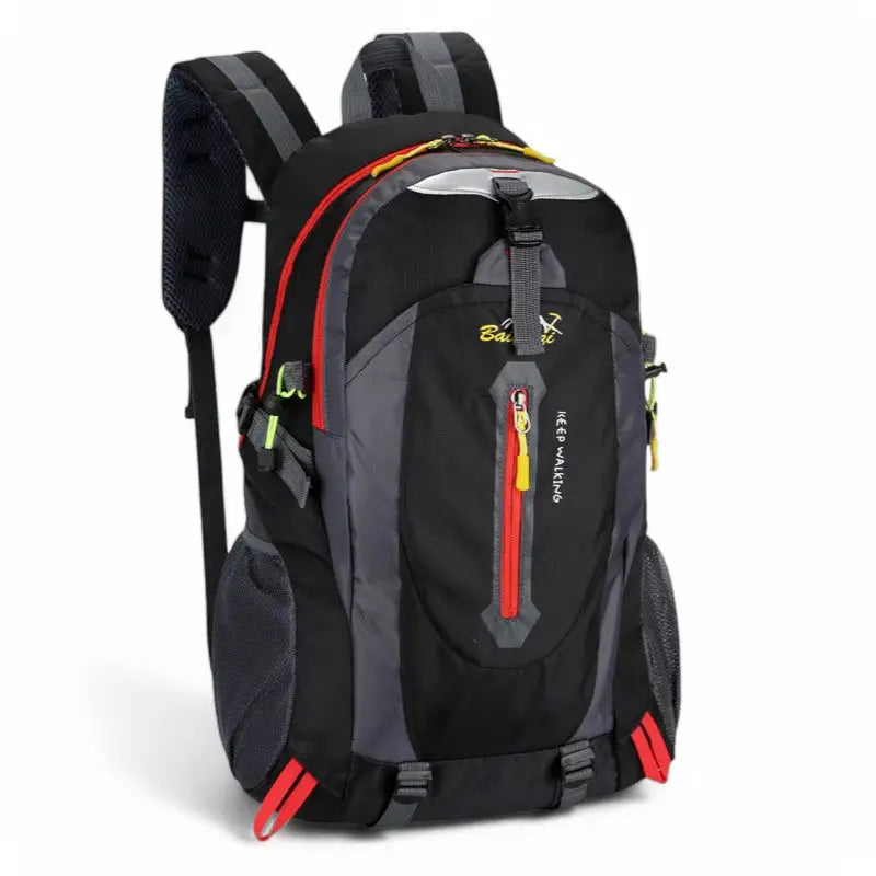 Wanderrucksack 40l in Schwarz Glänzend